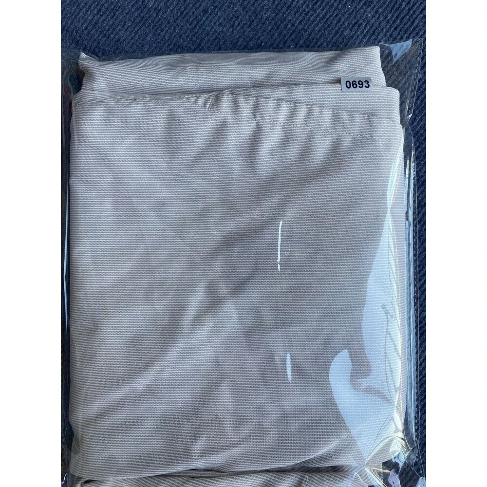 Peter Millar Wicking Shorts Mens 38 Beige Featherweight Golf Chino Lined